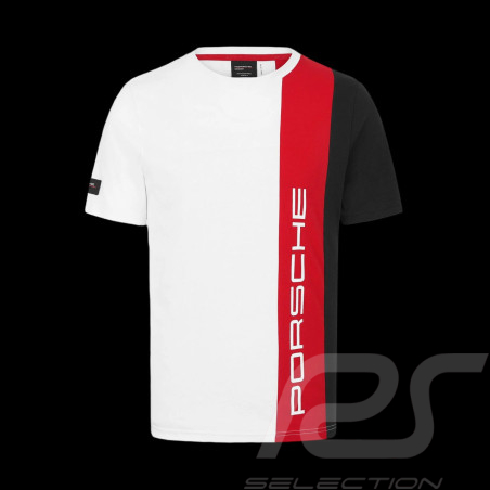 Porsche T-Shirt Motorsport 5 Weiß / Rot / Schwarz 701228632-001 - Herren