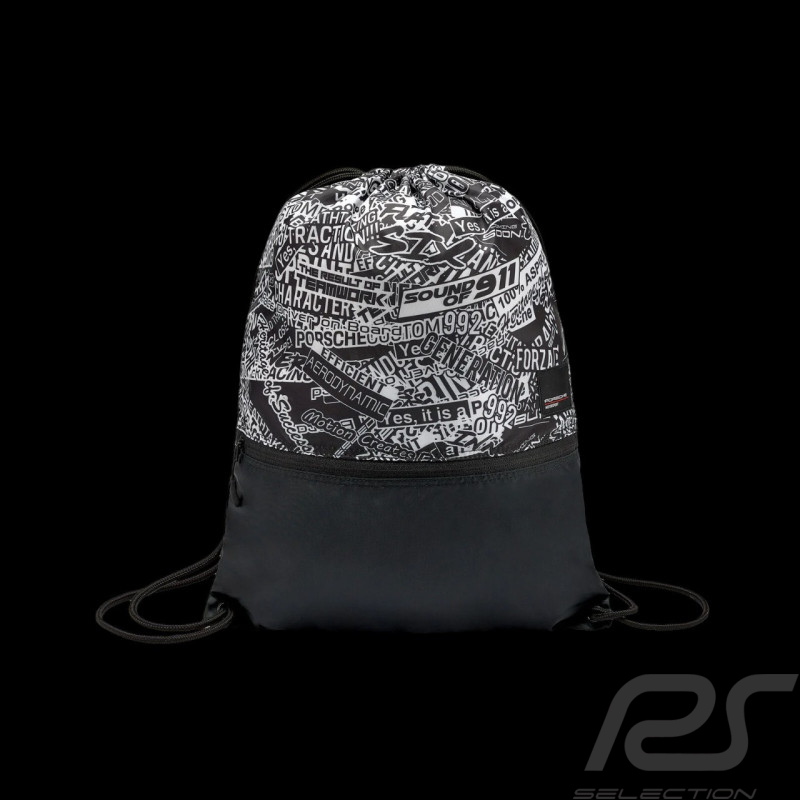 Porsche Rucksack Motorsport 5 leicht und widerstandsfähig Schwarz / Weiß WAP1600010RMSF