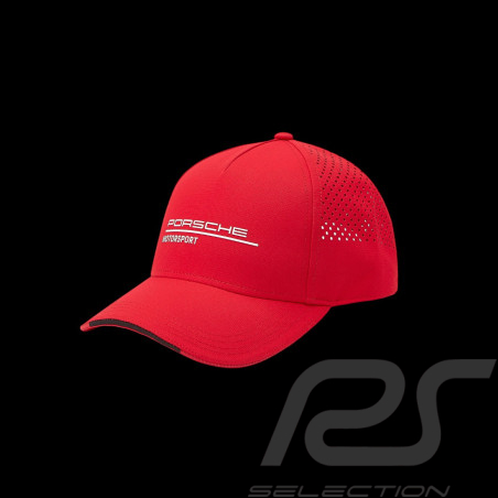 Casquette Porsche Motorsport 5 Perforée Rouge 701228639-003