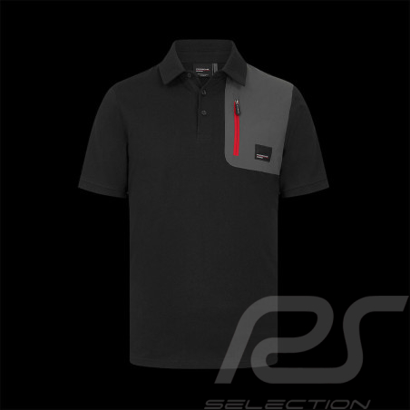 Porsche Polo-shirt Motorsport 5 Black WAP161RMSF - men
