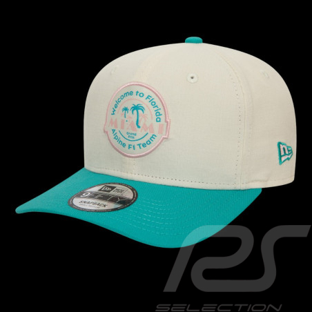 Alpine Hat F1 Team Ocon Gasly GP Miami 9Fifty New Era Sand / Green-Blue 60573667