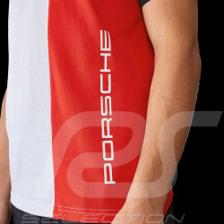 Porsche T-shirt Motorsport 5 Weiß / Rot / Schwarz 701228630-002 - herren