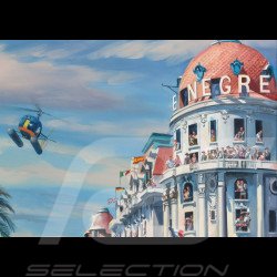 Banner "Tour de France Auto 1959" Originalentwurf von Benjamin Freudenthal