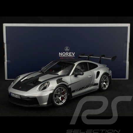 Porsche 911 GT3 RS Type 992 Weissach Package 2022 Argent GT Métallique 1/18 Norev 187366
