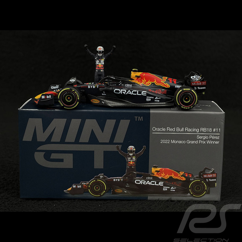 Sergio Perez Red Bull RB18 n° 11 Winner GP Monaco 2022 F1 1/64 Mini GT  MGT00551-L
