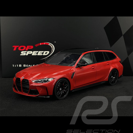 BMW M3 Competition Touring 2023 Toronto Red 1/18 Top Speed TS0470