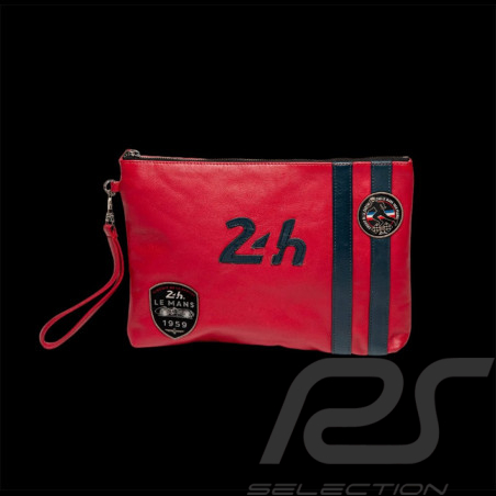 24h Le Mans Umhängetasche Rot Racing Leder - Paul 27268-0282