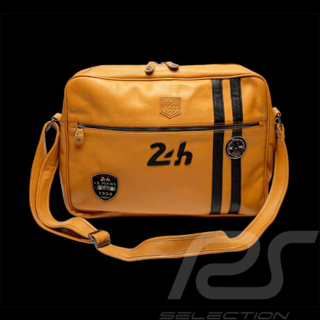 24h Le Mans Bag Messenger Yellow Leather - Raoul 4 27269-2038