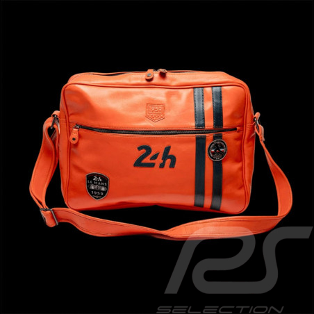 24h Le Mans Bag Messenger Orange Leather - Raoul 4 27269-2090