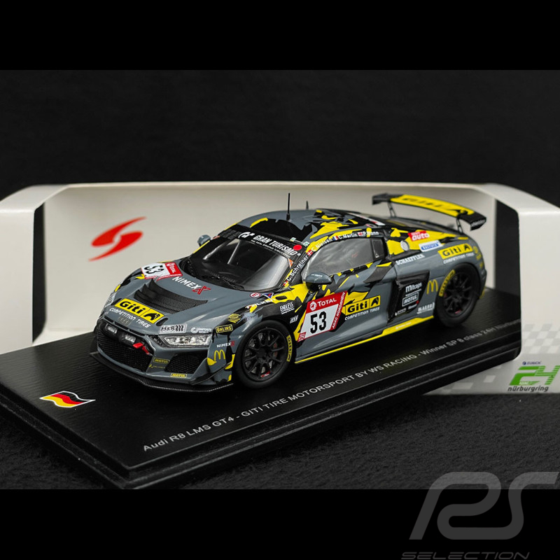Audi R8 LMS GT4 n° 53 Sieger 24h Nürburgring 2021 1/43 Spark SG771