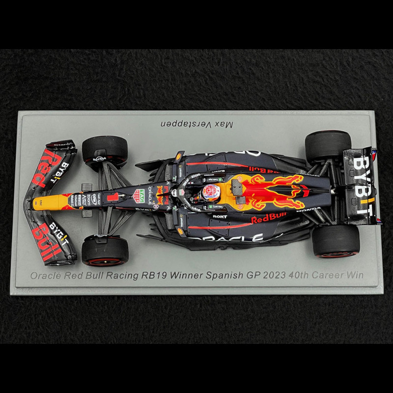 Max Verstappen Red Bull RB19 n° 1 Winner GP Spain 2023 40th