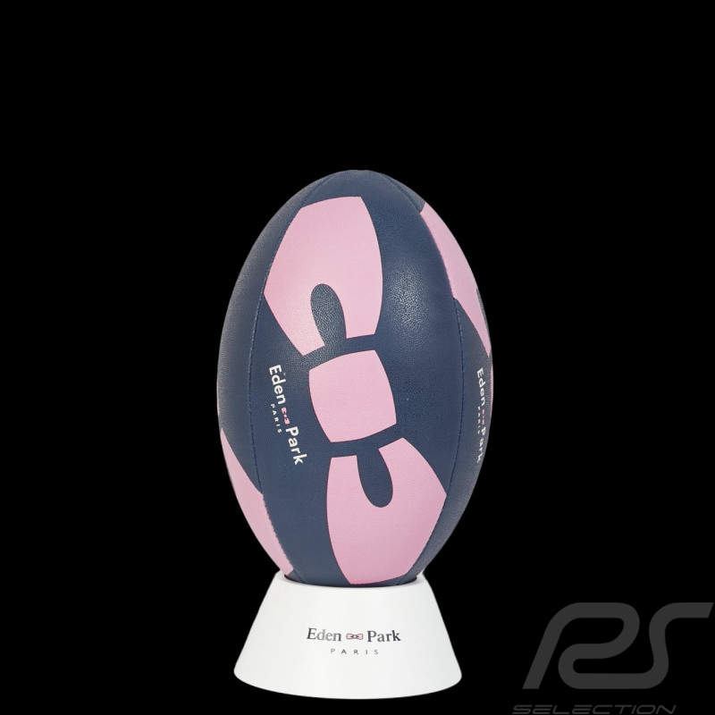 Ballon de rugby Eden Park Franck Caoutchouc Bleu Foncé / Rose E24AHTBA0004