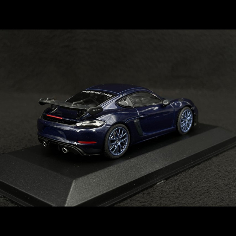 Porsche 718 Cayman GT4 RS 2021 Gentian Blue Metallic 1/43 Minichamps ...