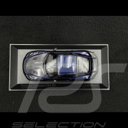 Porsche 718 Cayman GT4 RS 2021 Bleu Gentiane Métallique 1/43 Minichamps 410069701