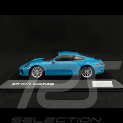 Porsche 911 GT3 type 991 Touring Package 2017 bleu Miami 1/43 Spark WAP0201630J