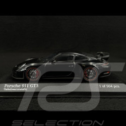 Porsche 911 GT3 type 991 Mk II 2017 metallic black 1/43 Minichamps 410066021