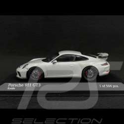 Porsche 911 GT3 typ 991 Mk II 2017 kreide grau 1/43 Minichamps 410066026