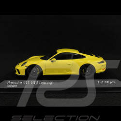 Porsche 911 GT3 type 991 Touring Package 2018 yellow 1/43 Minichamps 410067421