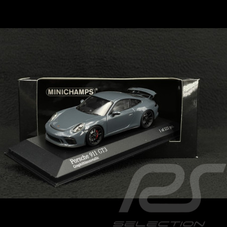 Porsche 911 GT3 typ 991 Mk II 2017 graphitblau metallic 1/43 Minichamps 413066031
