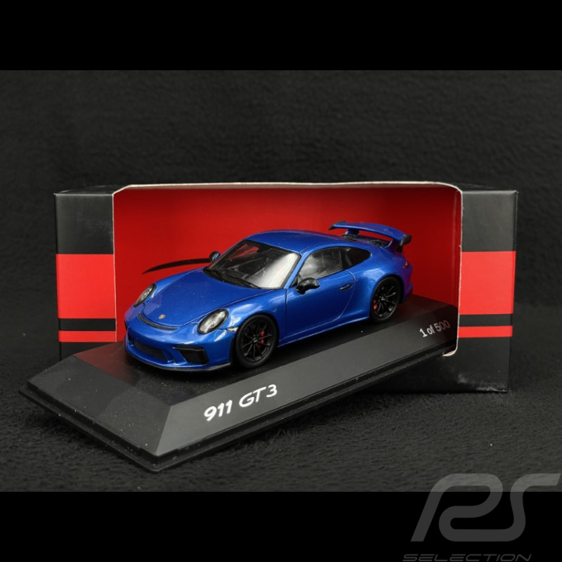 Porsche 911 GT3 type 991 phase II bleu saphir métallisé 1/43 Spark WAX02020063