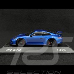 Porsche 911 GT3 type 991 Mk II saphirblau metallic 1/43 Spark WAX02020063