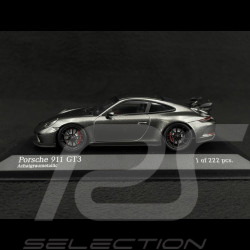 Porsche 911 GT3 type 991 phase II 2017 gris quartz métallisé 1/43 Minichamps 413066033