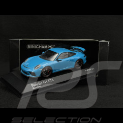 Porsche 911 GT3 type 991 Mk II 2017 miami blue 1/43 Minichamps 410066022