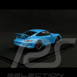 Porsche 911 GT3 type 991 Mk II 2017 miami blue 1/43 Minichamps 410066022