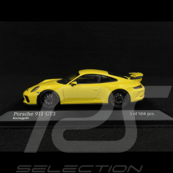 Porsche 911 GT3 type 991 Mk II 2017 racing yellow 1/43 Minichamps 410066020