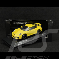 Porsche 911 GT3 type 991 phase II 2017 jaune racing 1/43 Minichamps 410066020