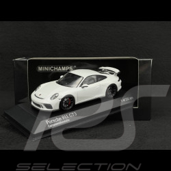 Porsche 911 GT3 type 991 phase II 2017 blanc carrara métallisé 1/43 Minichamps 413066030