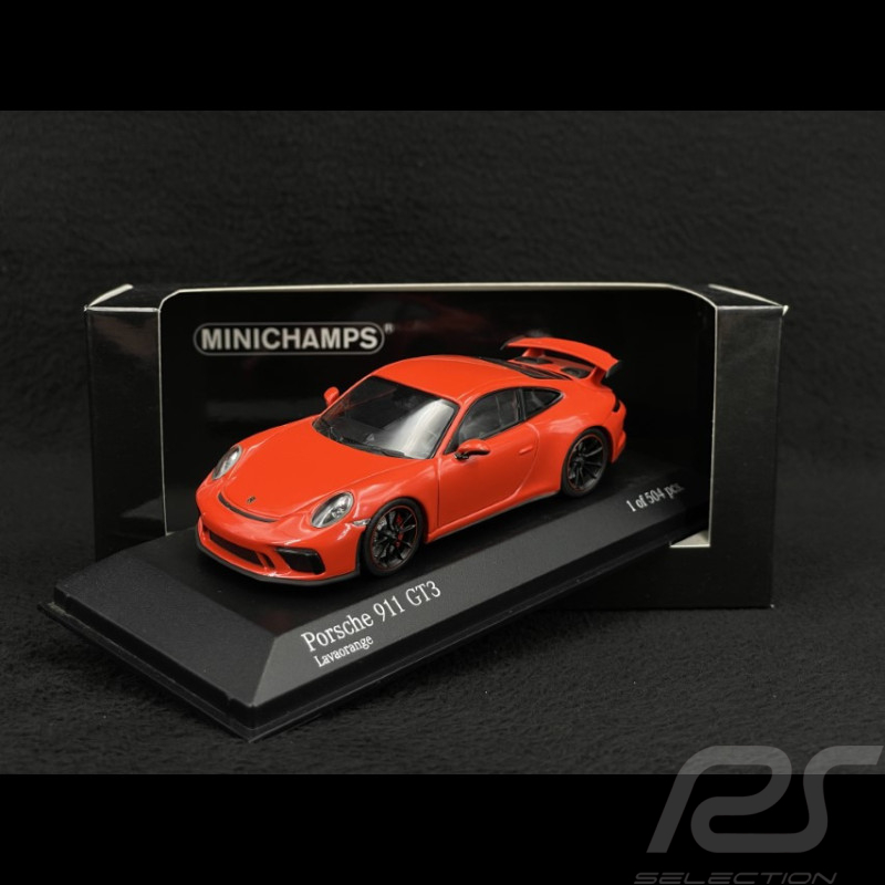 Porsche 911 GT3 type 991 phase II 2017 orange fusion 1/43 Minichamps 410066024