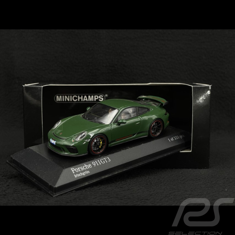 Porsche 911 type 991 GT3 Mk II 2017 Irish Green 1/43 Minichamps 410066028