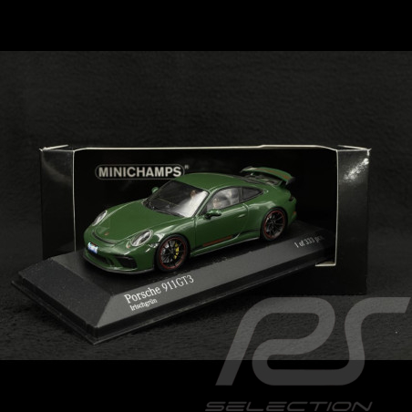 Porsche 911 type 991 GT3 Mk II 2017 Irish Green 1/43 Minichamps 410066028