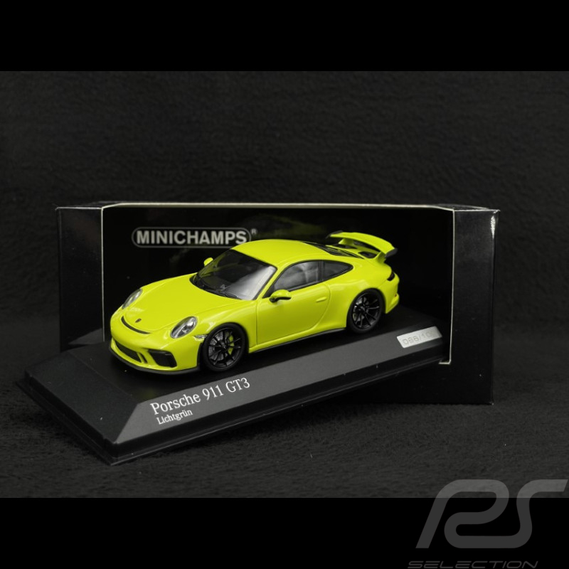 Porsche 911 GT3 Type 991 2017 Light Green 1/43 Minichamps 413066027