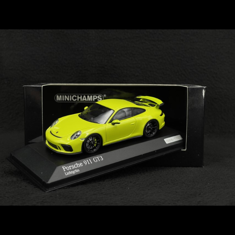 Porsche 911 GT3 Type 991 2017 Vert Lumière 1/43 Minichamps 413066027
