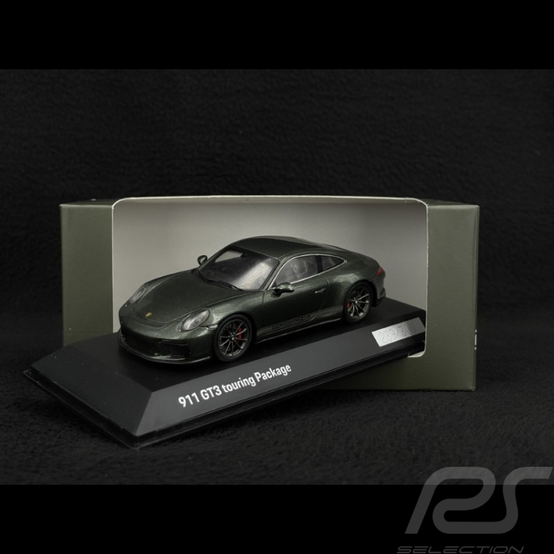 Porsche 911 GT3 type 991 Touring Package 2017 oak grün metallic 1/43 Spark WAX02020077