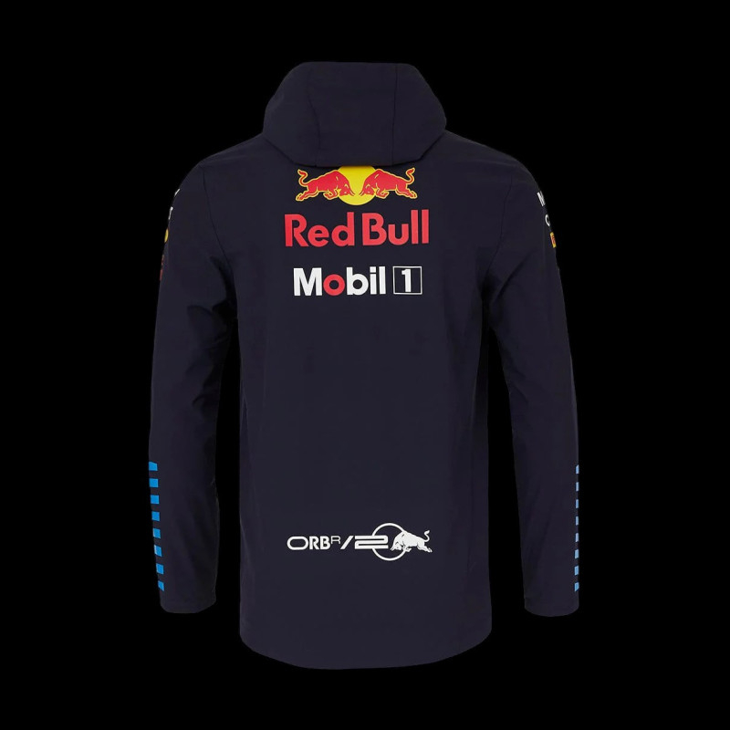 Red Bull Jacket F1 Team Verstappen Pérez Rain Jacket Night Blue TU5284 ...