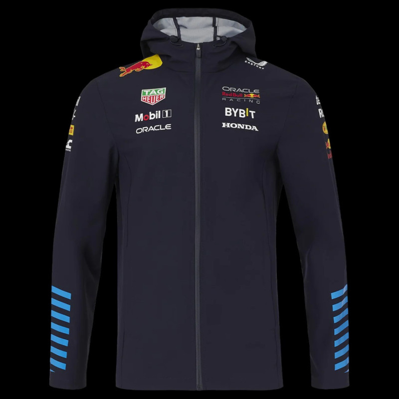 Red Bull Jacket F1 Team Verstappen Pérez Rain Jacket Night Blue