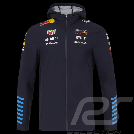 Red Bull Jacke F1 Team Verstappen Pérez wasserdichte Jacke Nachtblau TU5284-190 - Unisex
