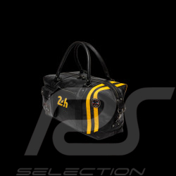 Large 24h Le Mans Bag 1959 Leather 48h Gaston Black 27267-3046