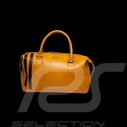 Large 24h Le Mans Bag 1959 Leather 48h Gaston Yellow 27267-2038