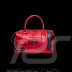 Large 24h Le Mans Bag 1959 Leather 48h Gaston Racing Red 27267-0282