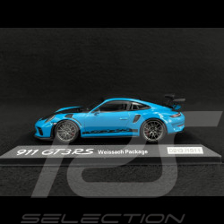 Porsche 911 GT3 RS type 991 Mk ll 2018 Miami blue 1/43 Minichamps WAP0201610J