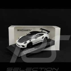 Porsche 911 GT3 RS type 991 Mk ll 2018 weiß / gold Felgen 1/43 Minichamps 413067033