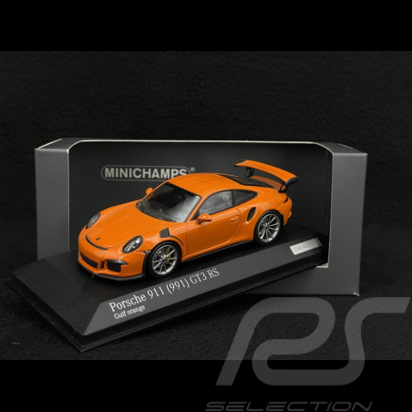 Porsche 911 GT3 RS type 991 2014 orange Gulf 1/43 Minichamps CA04316102