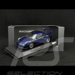 Porsche 911 GT3 RS type 991 2014 aqua blue 1/43 Minichamps CA04316101