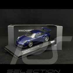 Porsche 911 GT3 RS type 991 2014 bleu aquatique 1/43 Minichamps CA04316101