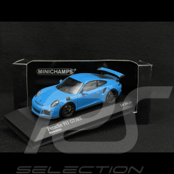 Porsche 911 type 991 GT3 RS 2014 bleu Riviera 1/43 Minichamps 410063221