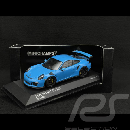 Porsche 911 typ 991 GT3 RS 2014 Rivierablau﻿ 1/43 Minichamps 410063221